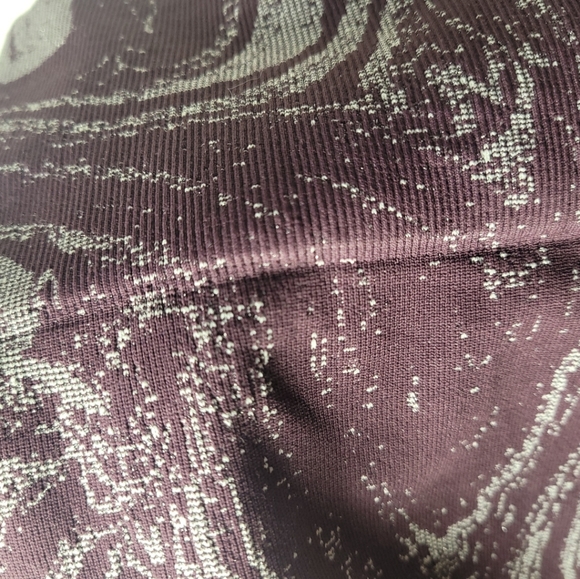 Athleta Womens Metallic Marble Leggings Size Medium Aurora Shine Tight Lustre - Picture 6 of 6